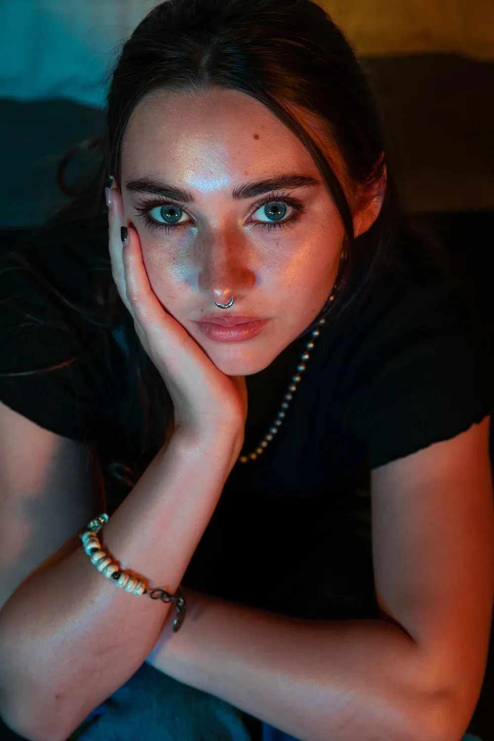 Color portrait photograph